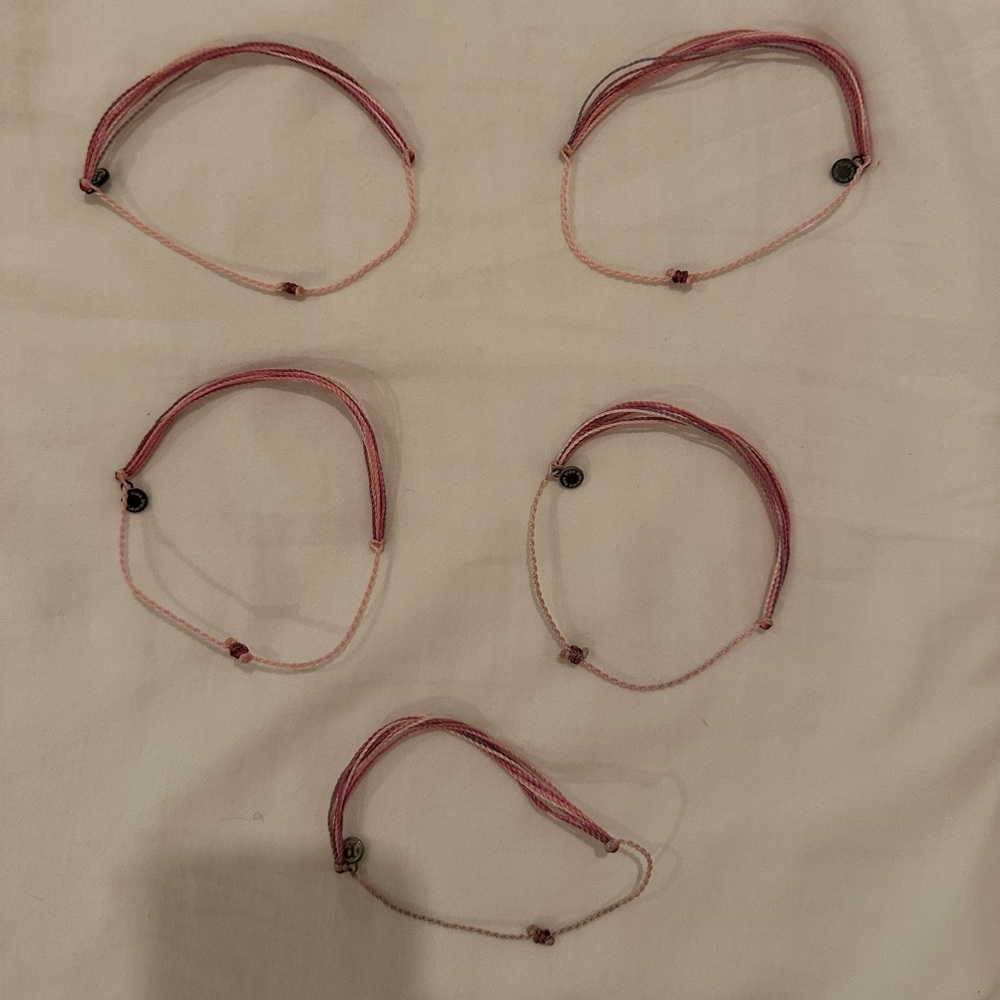 5 pack of same color pura vida bracelets
